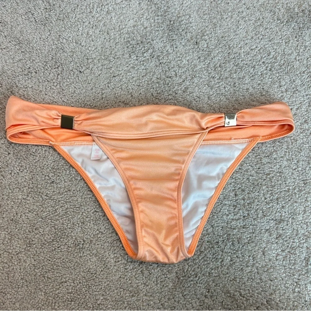 Victoria’s Secret Swim Bombshell Hottie Bikini Bottom Cheeky peach Orange S